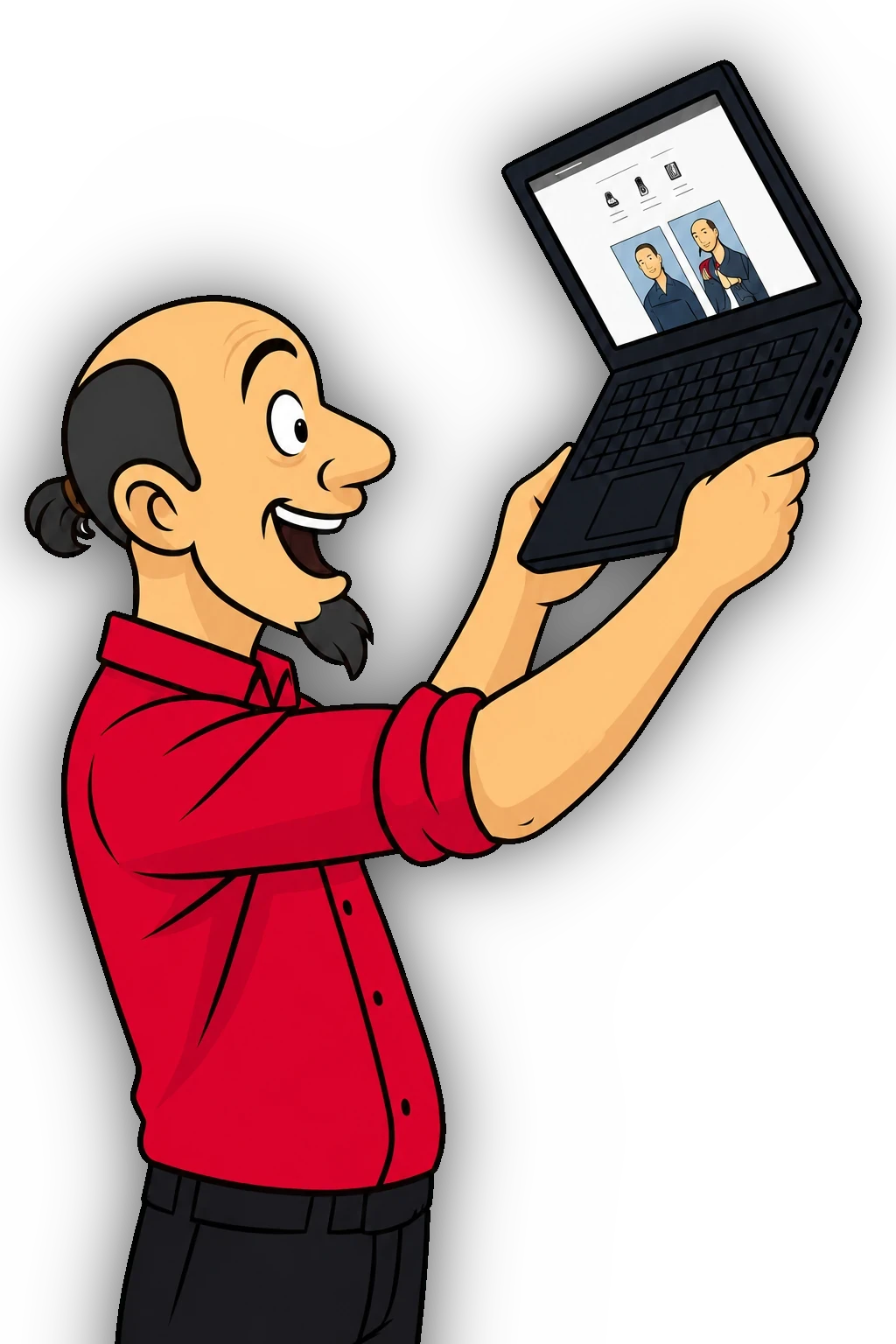 codepusher illustration til Webdesign